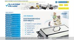 Desktop Screenshot of gastro-trade.cz